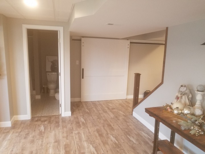 Basement Remodel After