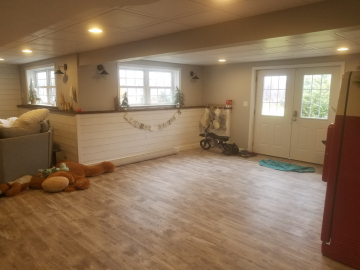 Basement Remodel After