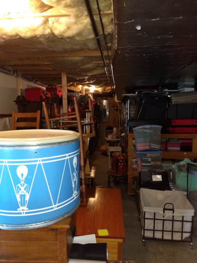 Basement Remodel Before